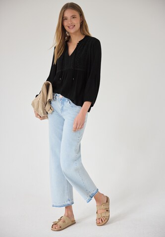 Street One Studio Bluse in Schwarz