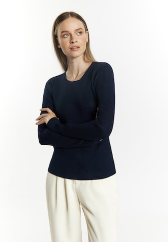 DreiMaster Klassik Pullover 'Baradello' in Blau: predná strana