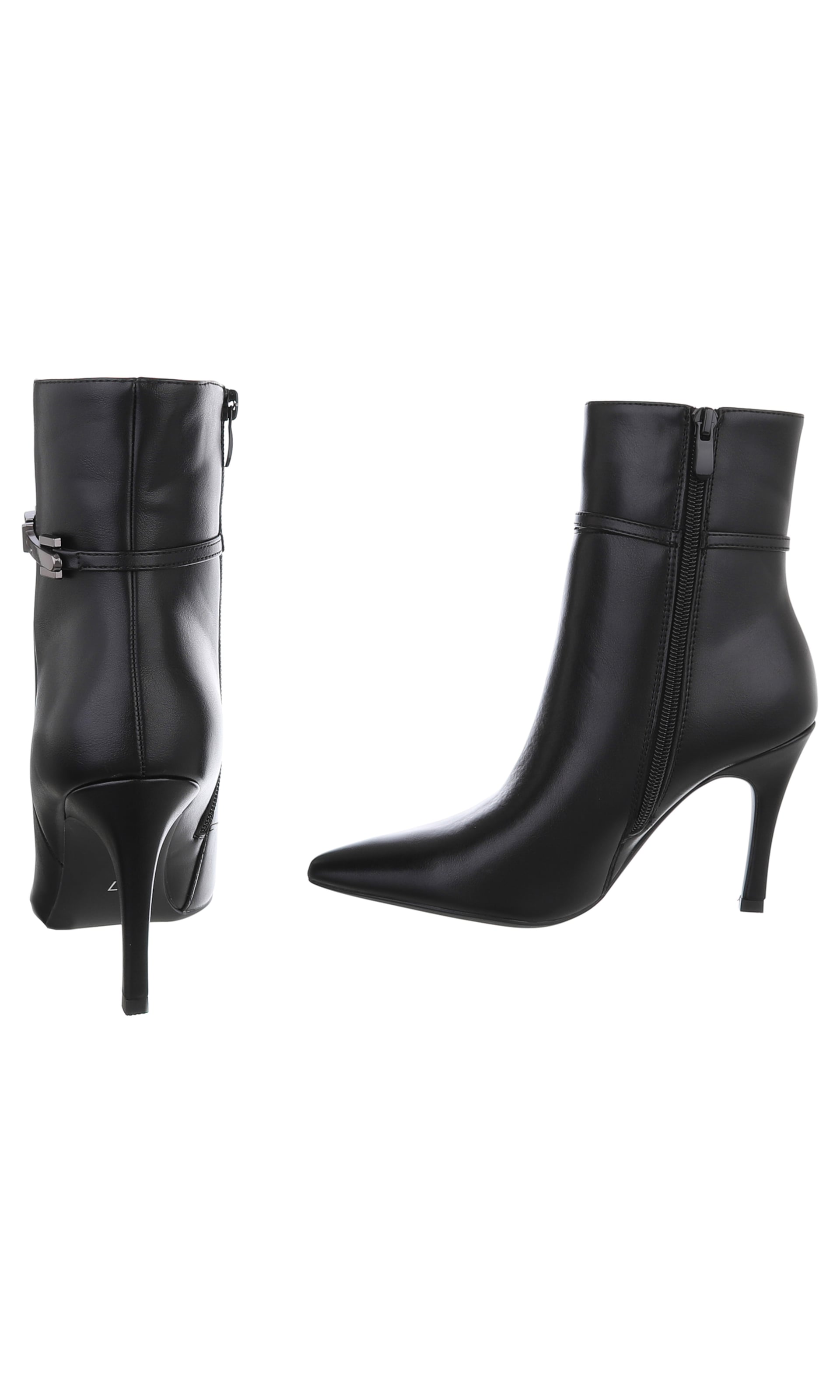 Ital-Design Stiefelette in Schwarz