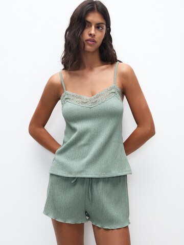 Haut Pull&Bear en vert : devant