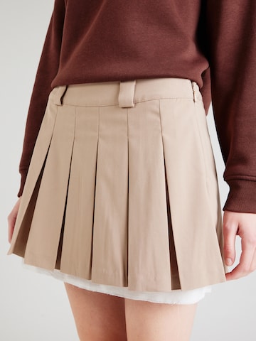 Monki Skirt in Beige