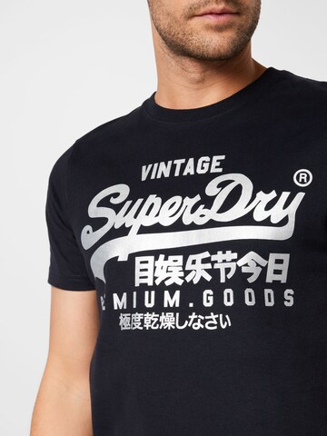 Superdry Alt kitsenev Särk, värv must