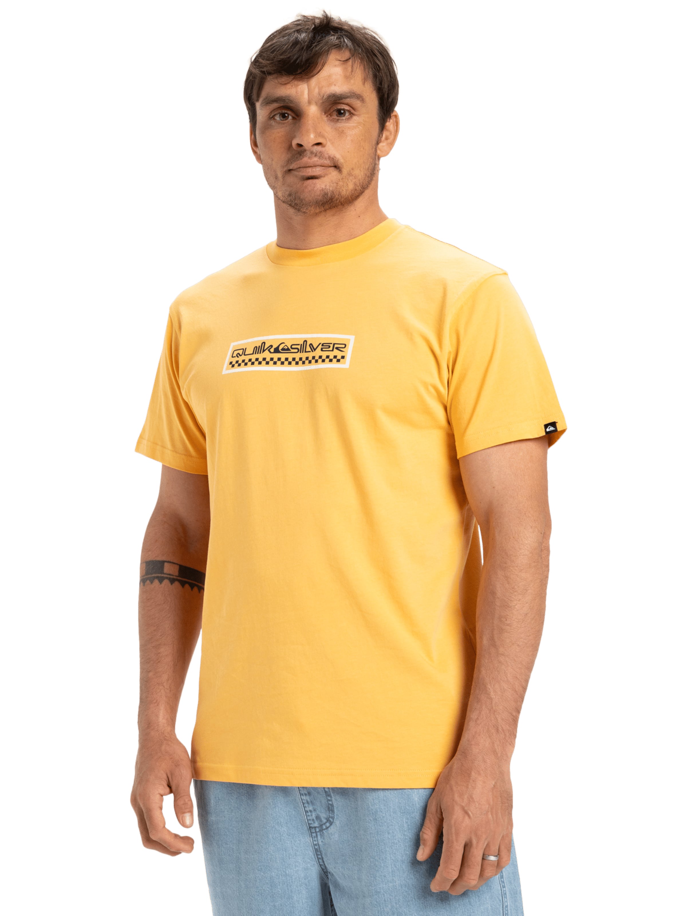 QUIKSILVER Shirt 'Ev Sun Dagger' in Yellow
