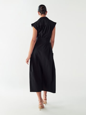 Rochie 'ELLESE' de la Willa pe negru: spate