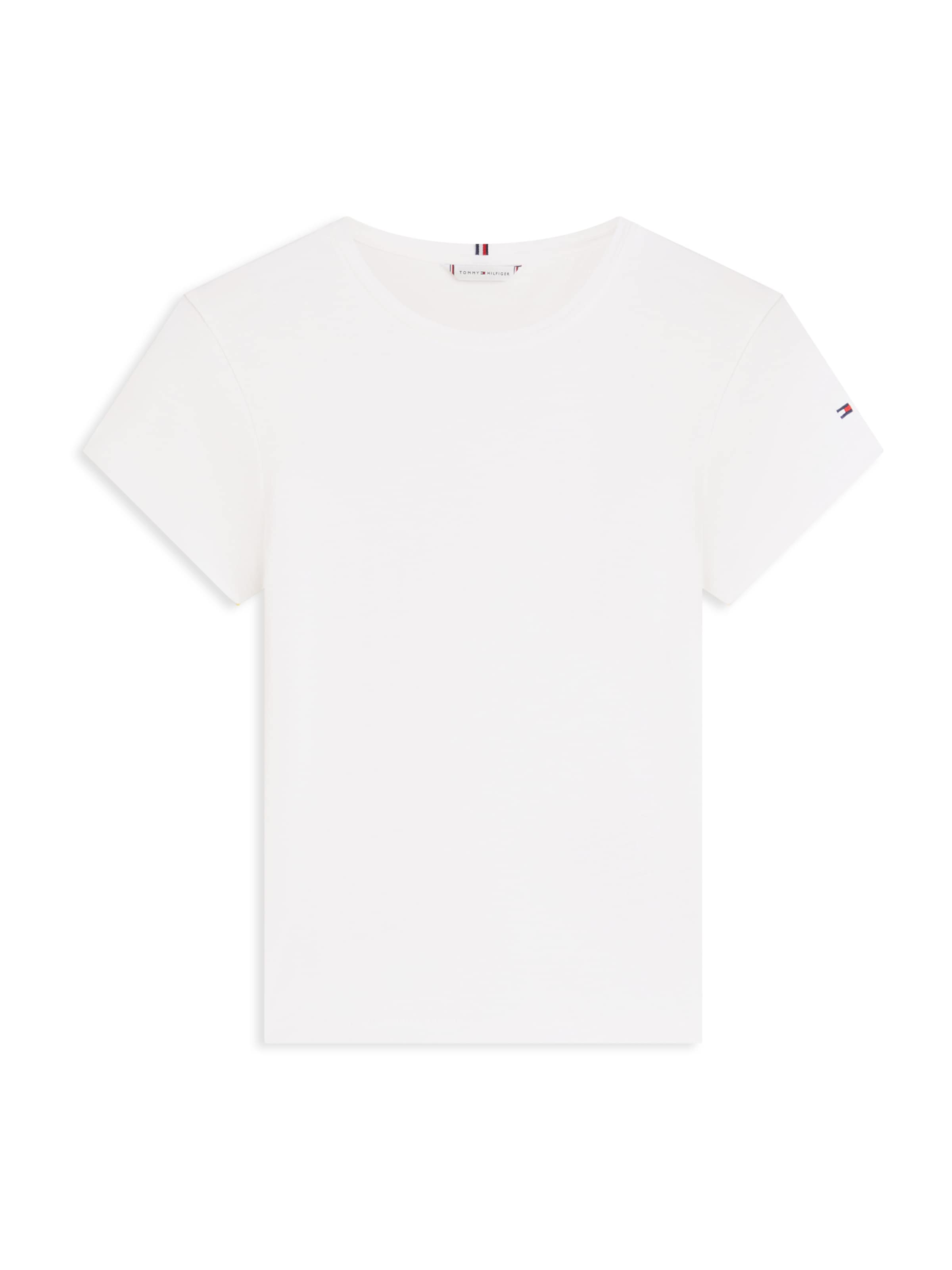 TOMMY HILFIGER T-shirt i vit: framsida