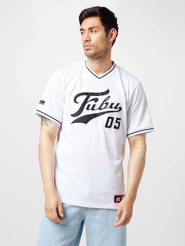 T-Shirt FUBU en blanc : devant