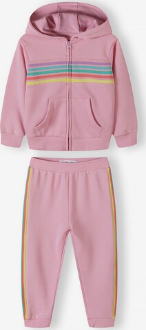 MINOTI Joggingdragt i pink: forside