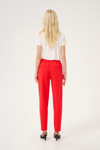 Regular Pantalon CULTURE en rouge