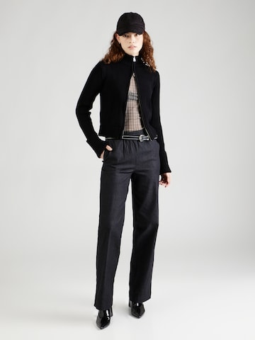 Noisy may Regular Pleat-Front Pants 'EVALINA' in Black