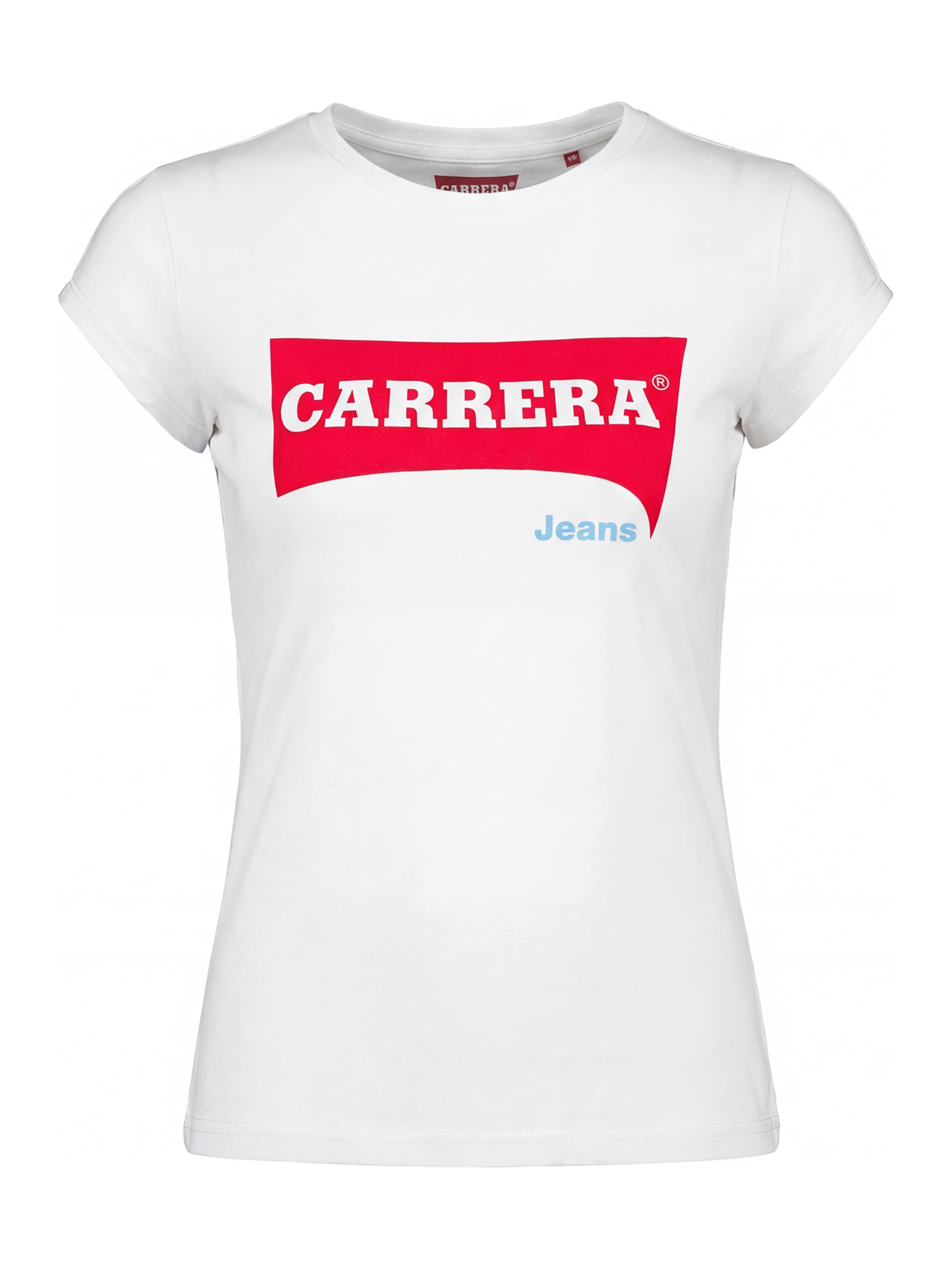 Carrera Jeans Shirt 'Logo'‌‌‌‌‌‌ in Weiß: Vorderseite