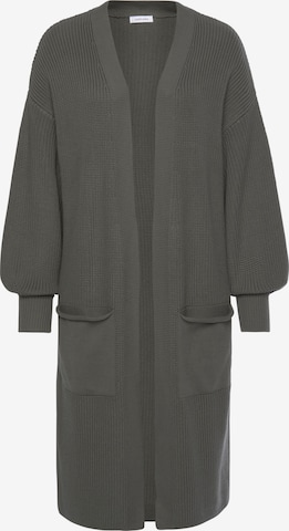 LASCANA Strickjacke in Grau: predná strana