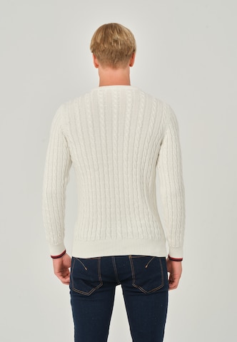 Basics and More Pullover in Weiß