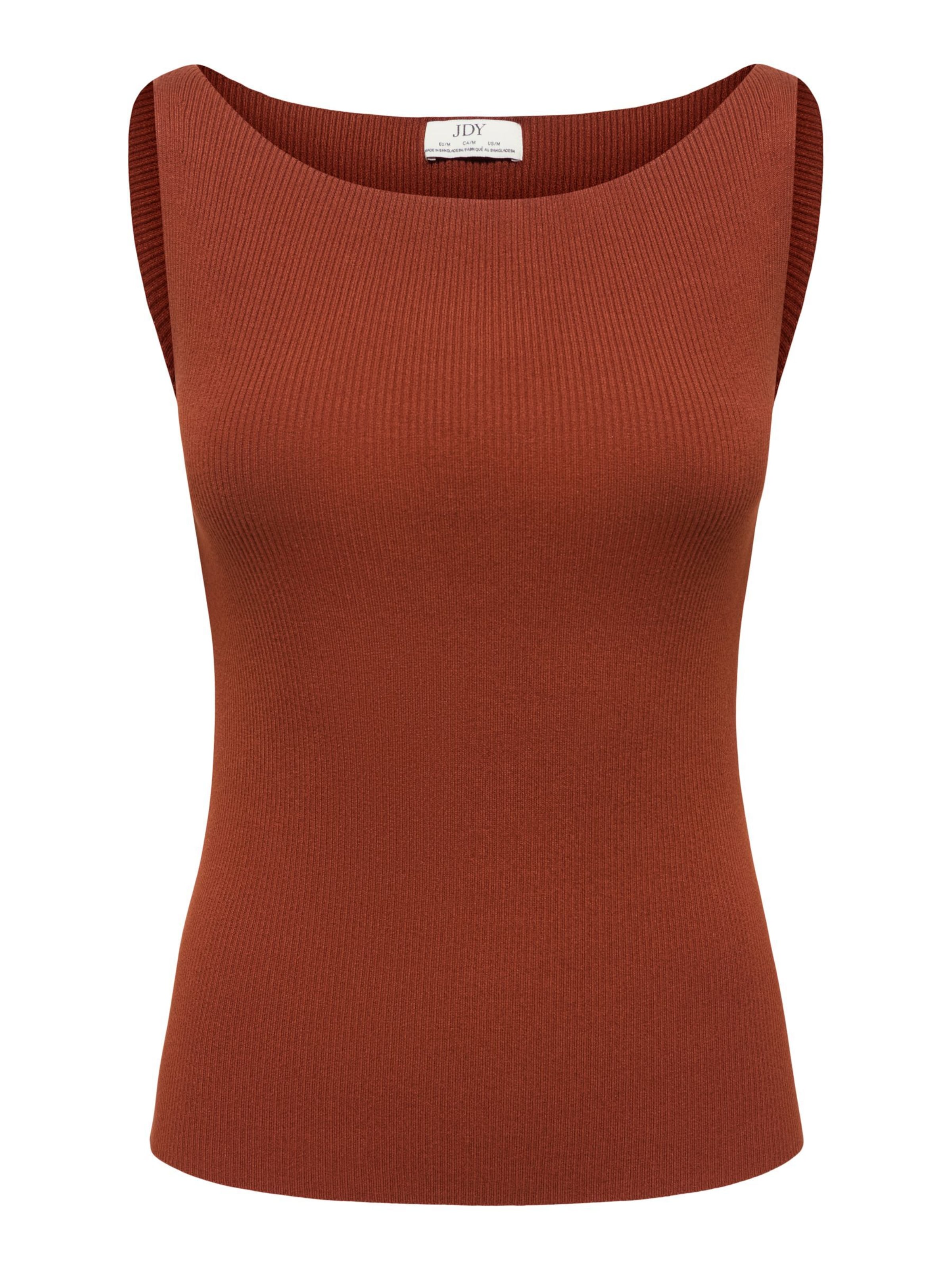 JDY Top 'NANNA' in Brown: front