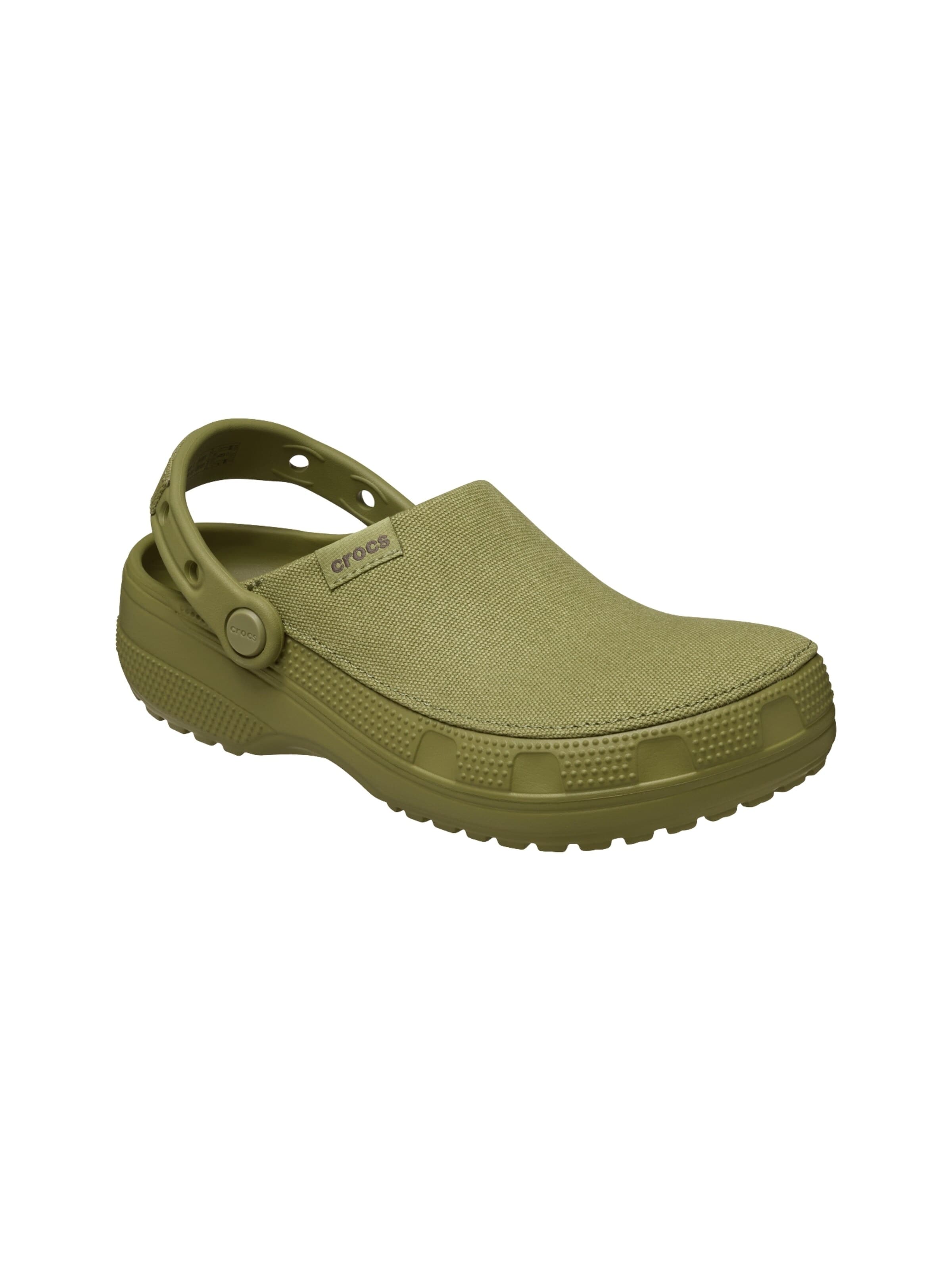 Crocs Chodaki 'Crafted Clog – flacher Clog zum Hineinschlüpfen' w kolorze zielony
