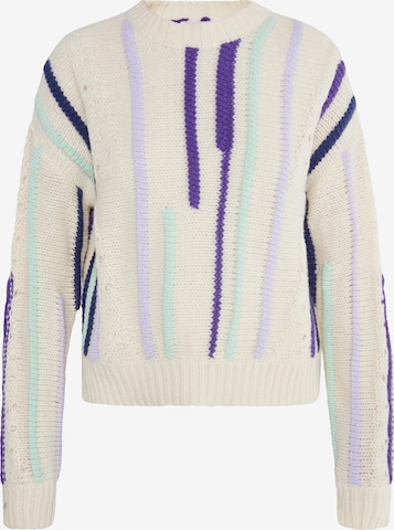 IZIA Sweater 'Hoona' in Beige: front