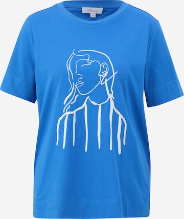 s.Oliver T-Shirt in Blau: predná strana