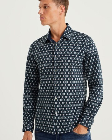 WE Fashion - Regular Fit Camisa em verde: frente