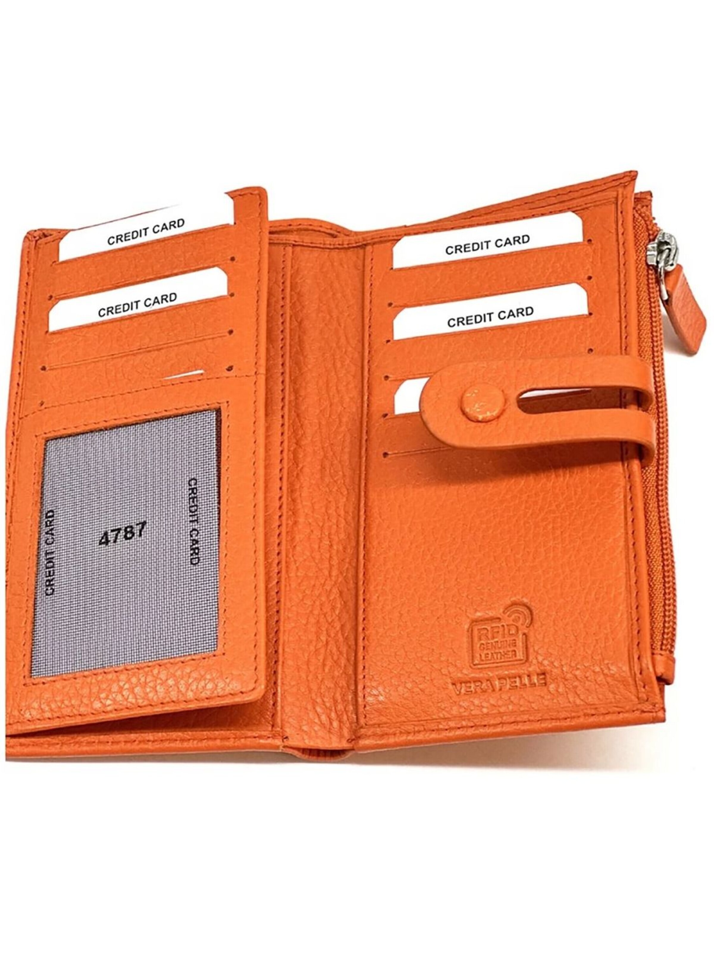 Florence Wallet in Orange