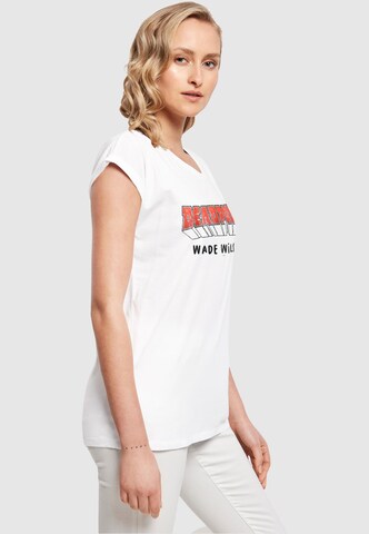 ABSOLUTE CULT Shirt 'Deadpool - Aka Wade Wilson' in White
