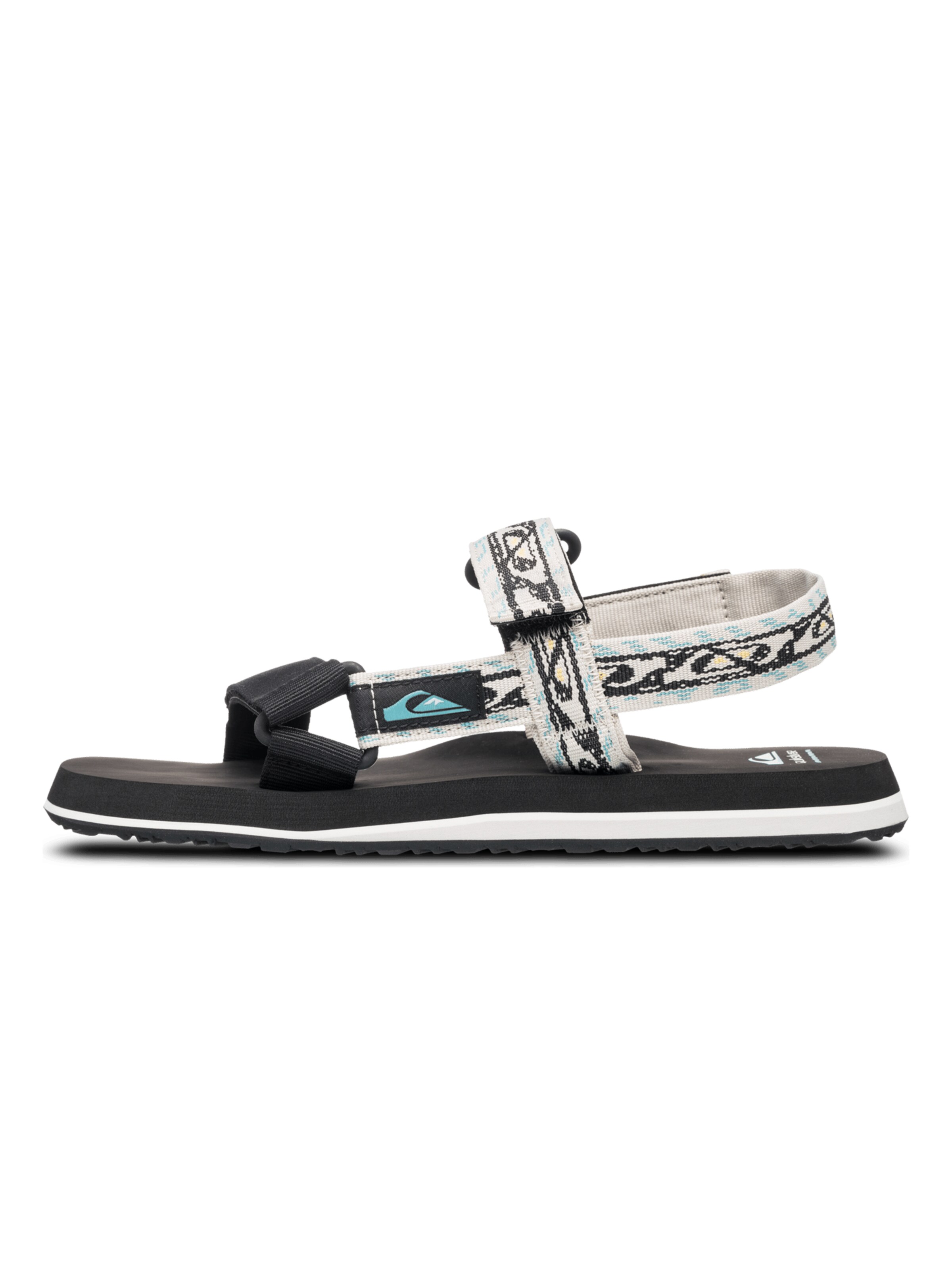 QUIKSILVER Sandaal 'Monkey Caged' in Zwart: voorkant