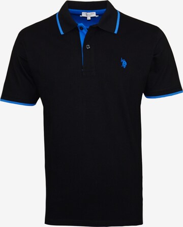 U.S. POLO ASSN. Poloshirt in Schwarz: predná strana