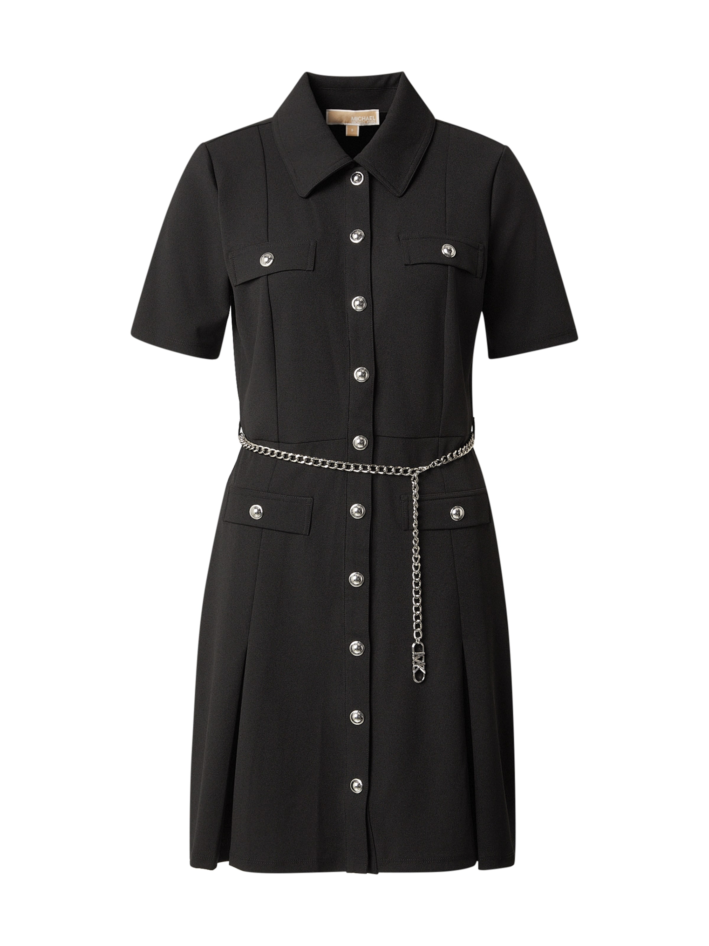 MICHAEL Michael Kors Платье-рубашка в Черный: спереди
