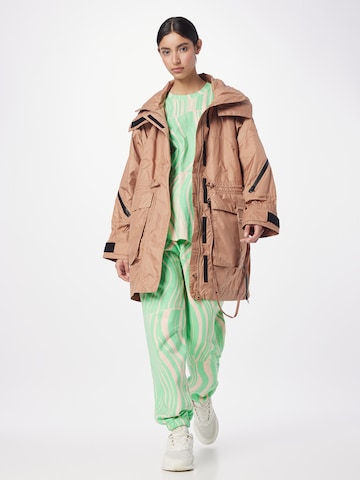 ADIDAS BY STELLA MCCARTNEY Outdoor Coat 'Transition' in Brown
