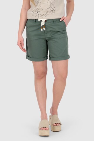 alife & kickin Regular Pants 'Ayana' in Green: front