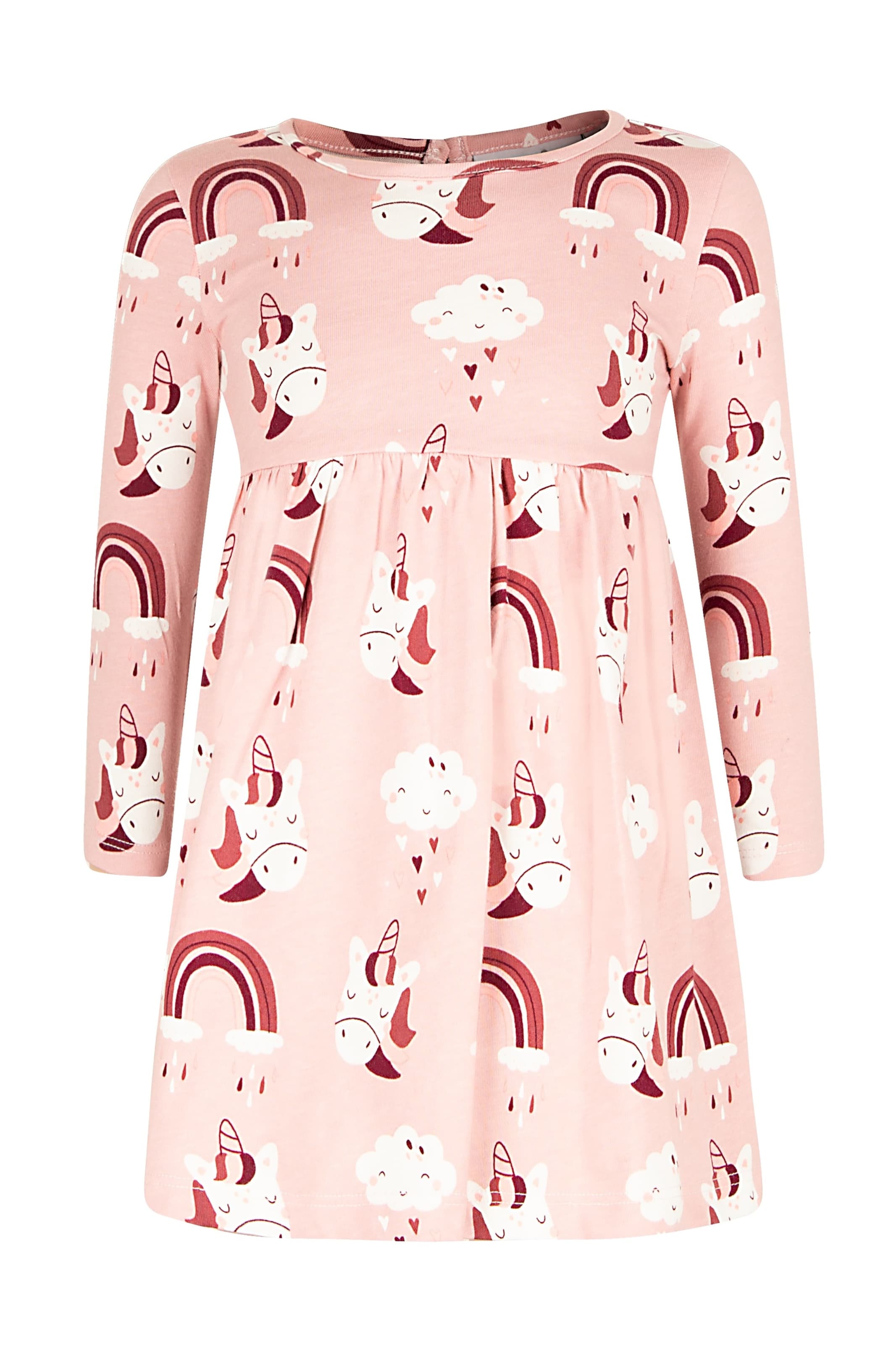 happy girls - Vestido em rosa: frente