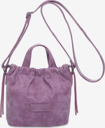 Fritzi aus Preußen Crossbody Bag 'Poppi' in Purple: front