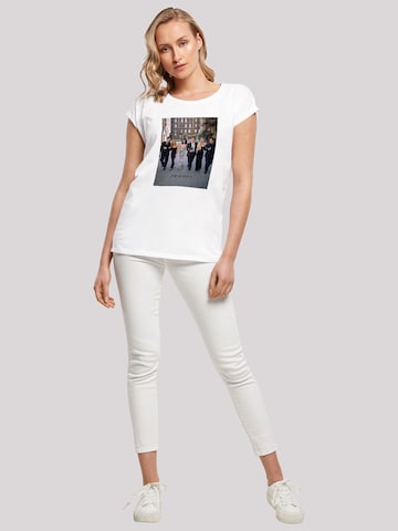F4NT4STIC Shirt 'Friends Champagne And Flowers' in Wit