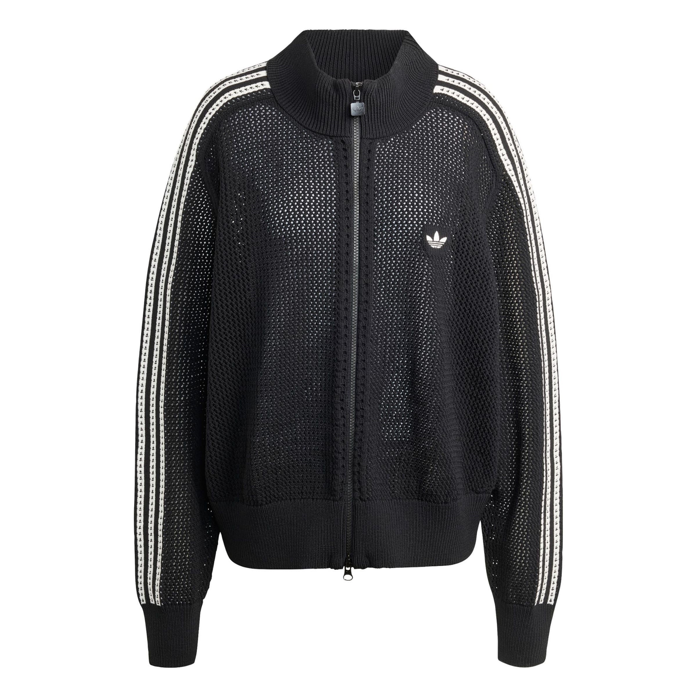 Giacchetta 'Firebird' di ADIDAS ORIGINALS in nero: frontale