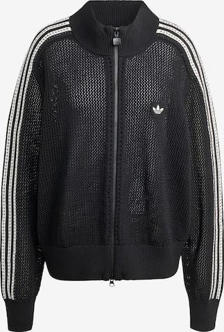 ADIDAS ORIGINALS - Cárdigan 'Firebird' en negro: frente