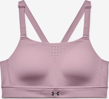 UNDER ARMOUR Sport bh 'Rush' in Roze: voorkant