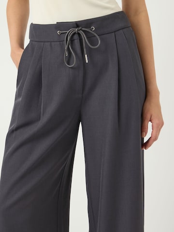 YAS Wide Leg Hose 'YASCarivo' in Grau