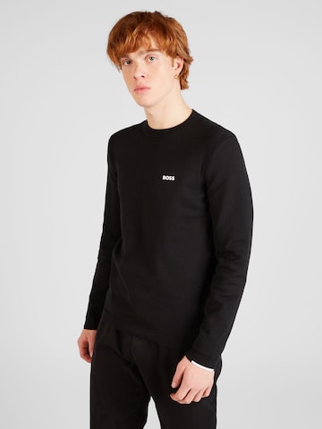 BOSS Green Sweater 'Ever-X' in Black: front