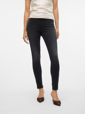 VERO MODA Скинни Джинсы 'VMPOSH' в Черный: спереди