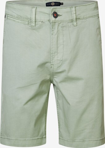 Pantalon chino Petrol Industries en vert : devant