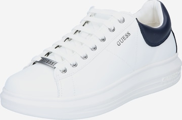 Sneaker low de la GUESS pe alb: față