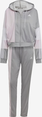 ADIDAS SPORTSWEAR Tracksuit 'Bold Block' in Grey: front