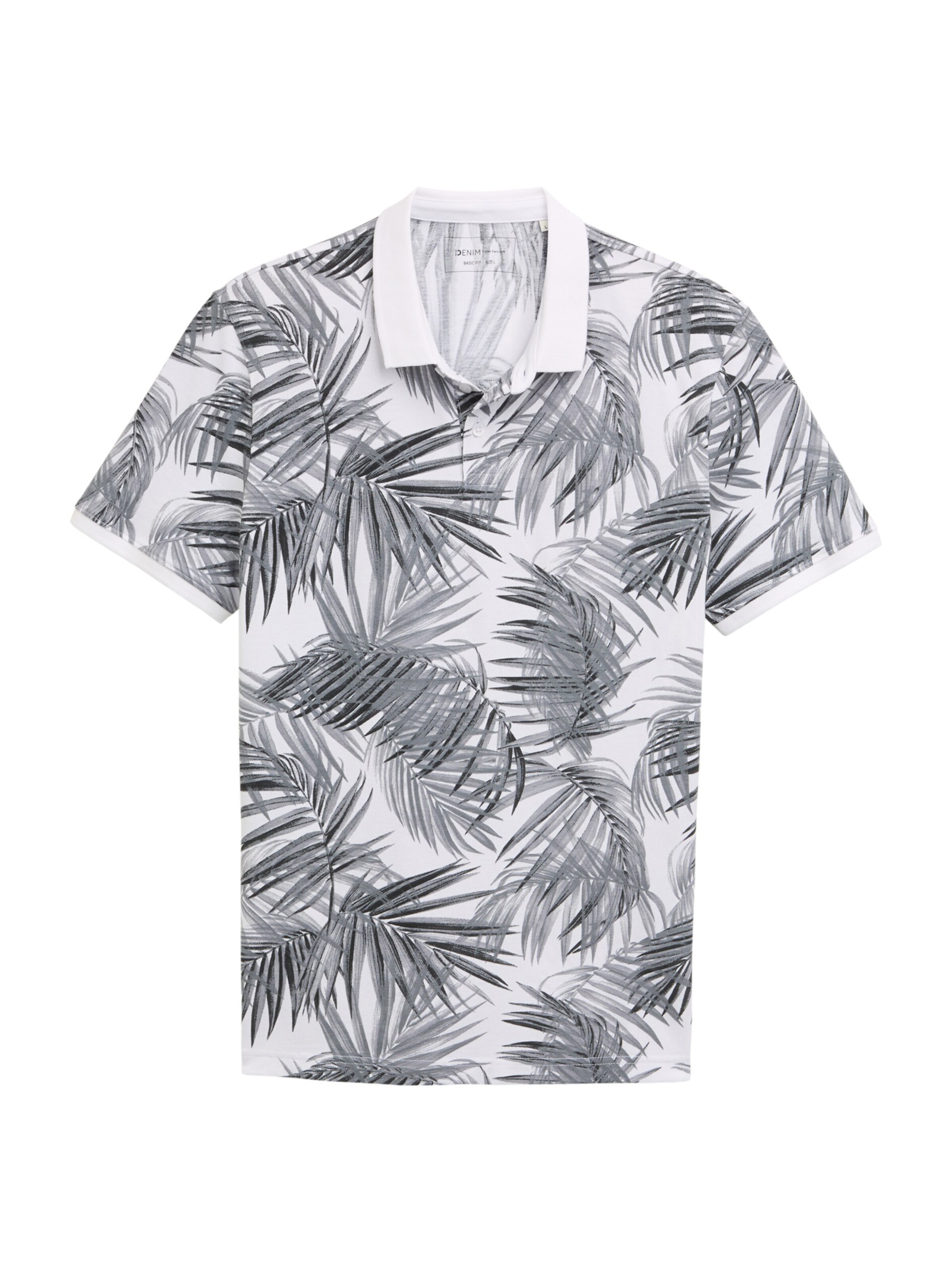 TOM TAILOR DENIM Μπλουζάκι σε γκρι: μπροστά