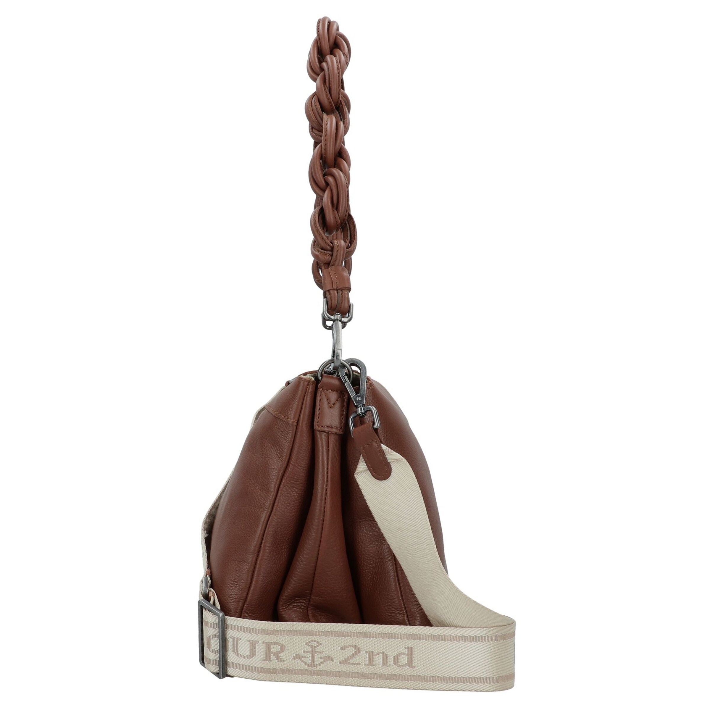 Harbour 2nd Schultertasche 'Just Pure' in Braun