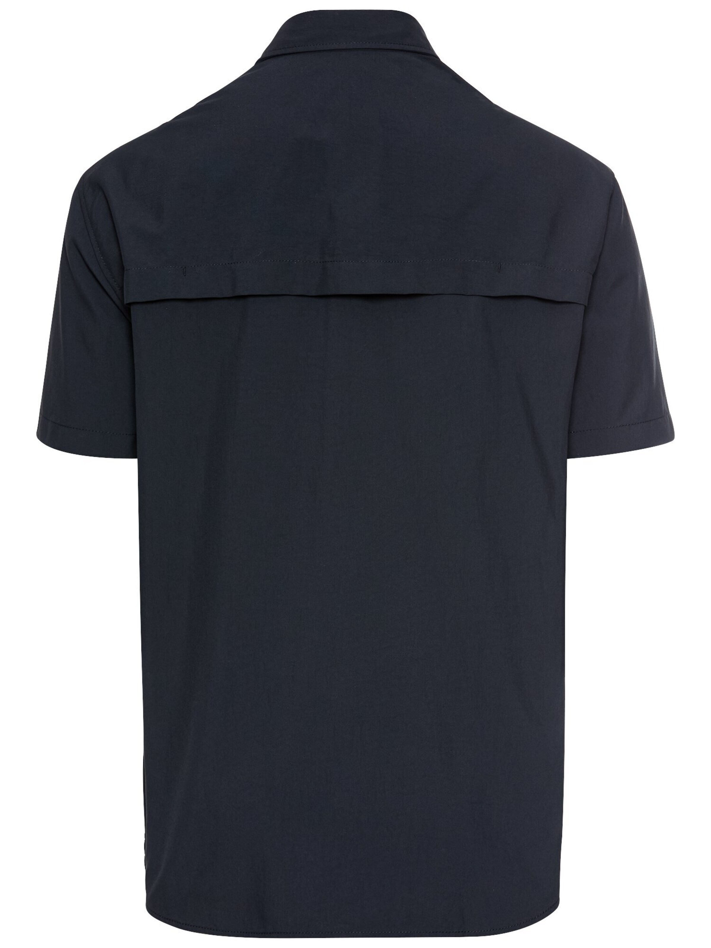 CAMEL ACTIVE Regular Fit Kurzarmhemd mit Cooling Effekt in Blau