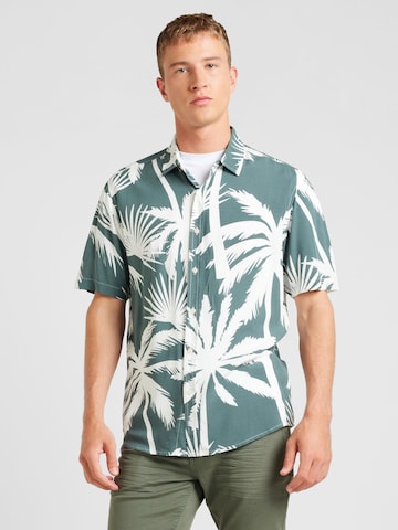 Coupe regular Chemise Key Largo en vert : devant