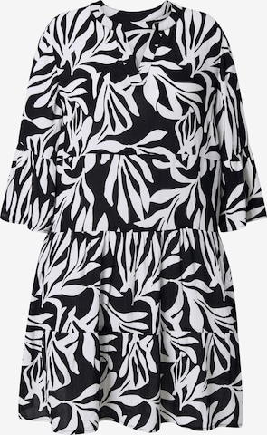 Ulla Popken Dress in Black: front