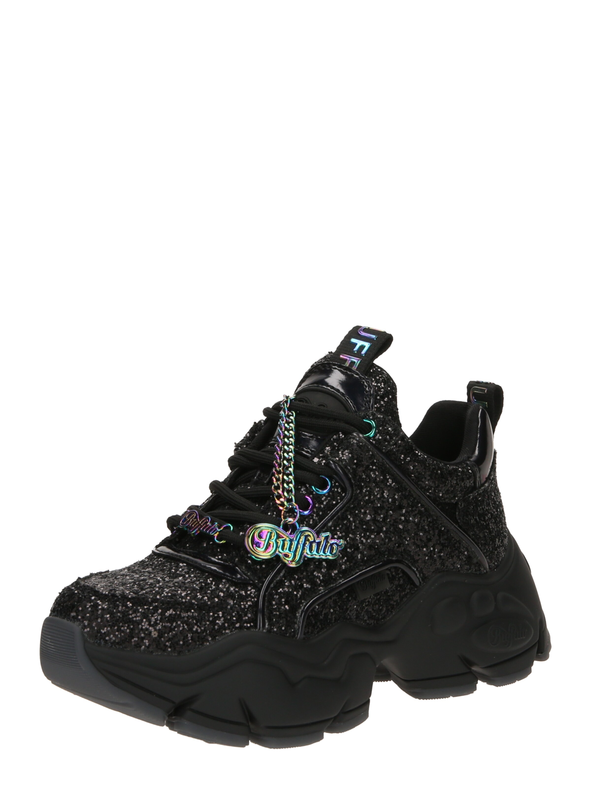 BUFFALO Sneaker 'Binary' in Schwarz: Vorderseite