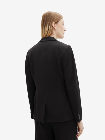 TOM TAILOR Blazer 'Classic' in Schwarz