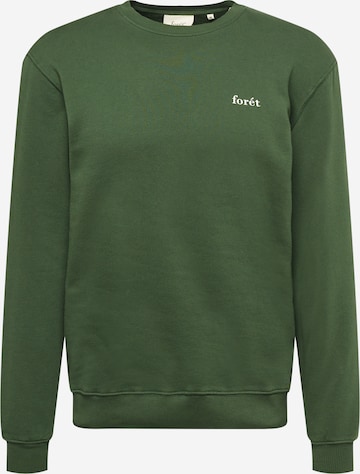 forét Sweatshirt 'ASH' in Green: front