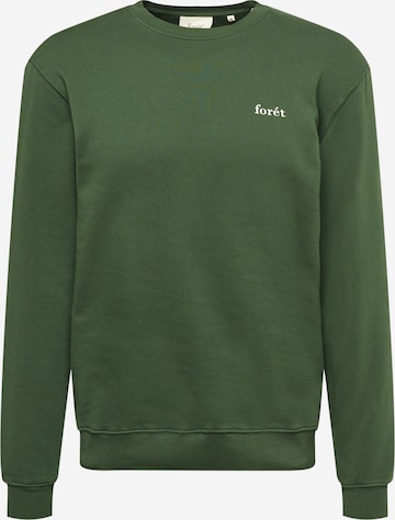 forét Sweatshirt 'ASH' in Grün: predná strana