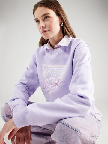 Sweat-shirt GUESS en violet